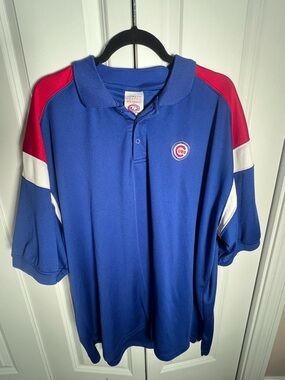 Chicago Cubs Blue Polo Shirt size 2XL